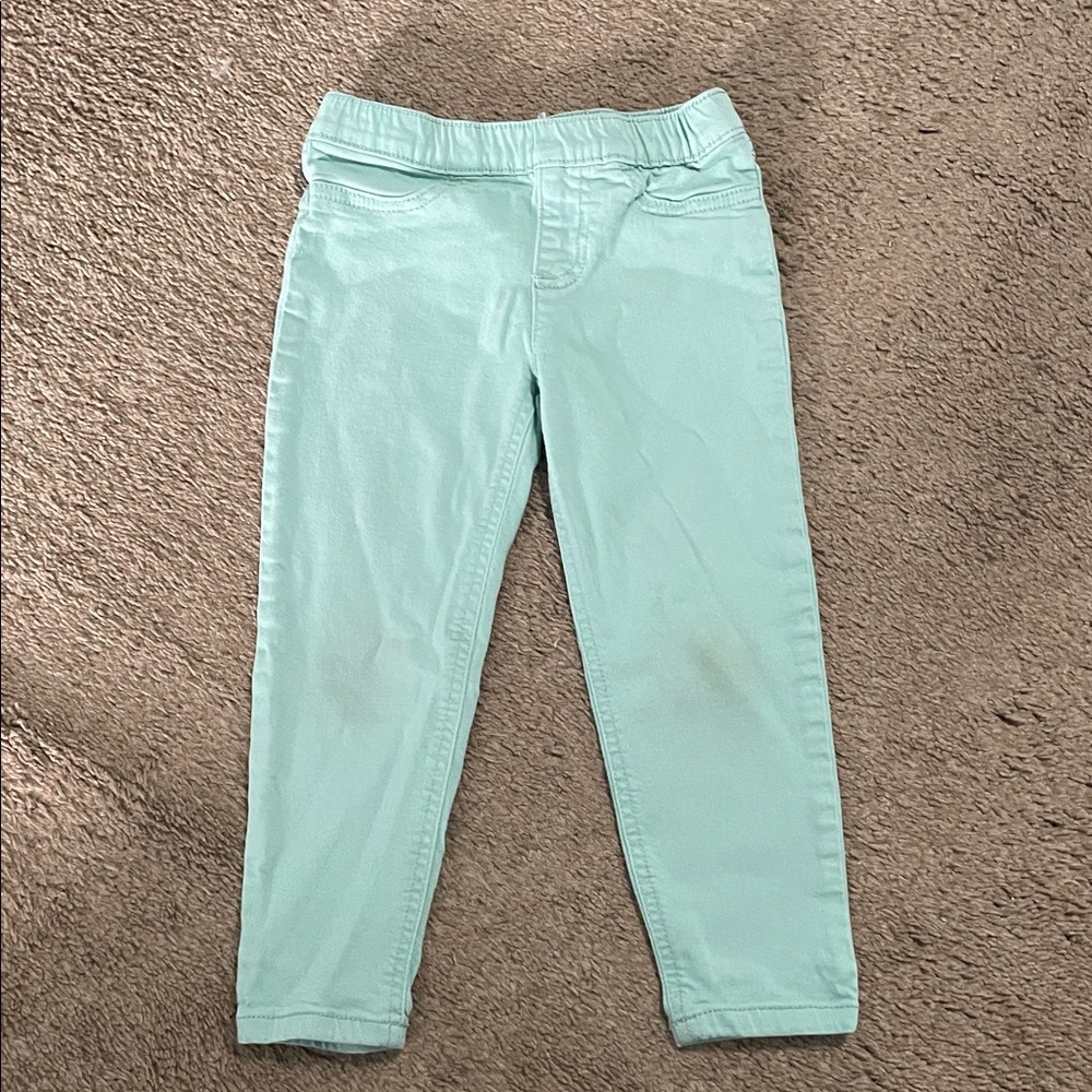 Carter’s Mint Green Girl’s Pull-On Pants - 4T